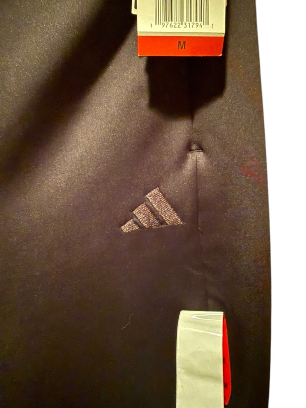 adidas Black Athletic Leggings with Subtle Logo - Picture 5 of 5